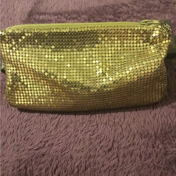 Whiting & Davis Gold Sequin Medium Size Bag - Picture 1 of 13